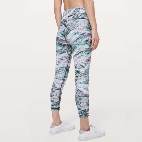 Lululemon Wunder Under High Rise Tight Springscape Multi Printed Leggings Size 4 - Picture 2 of 14